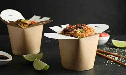paper noodle box solution