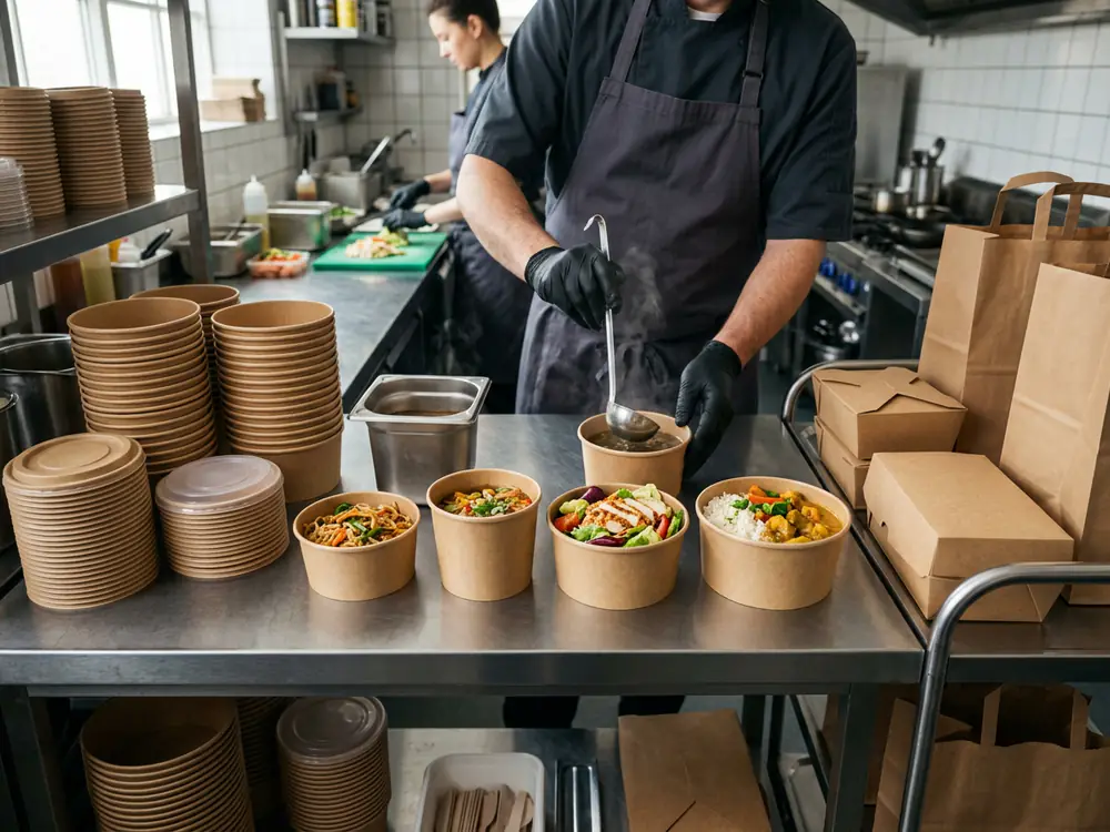 Why Kraft Paper Bowls Matter in Takeaway Foodservice Operations